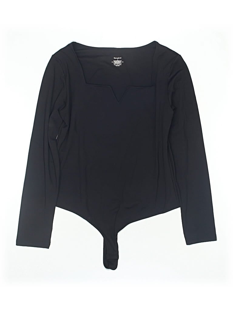 Pre-owned Assorted Brands Bodysuit In Black