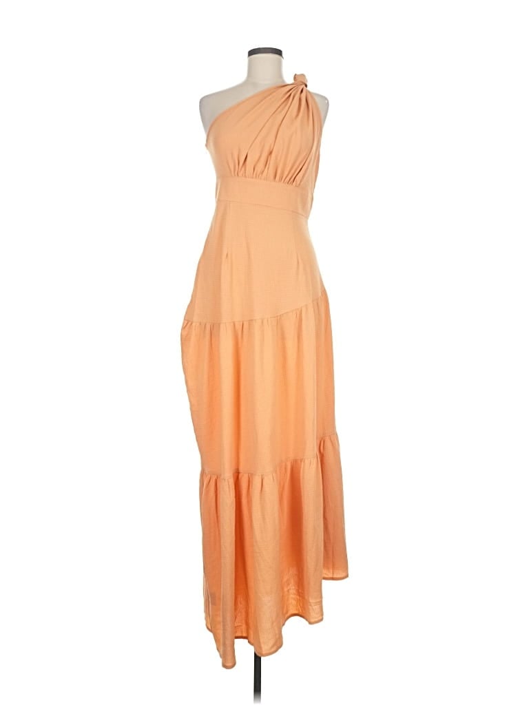 SHEIN Pre-owned Casual Dress In Orange