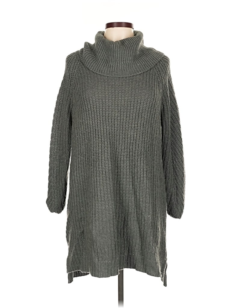 Pre-owned A New Day Turtleneck Sweater In Gray