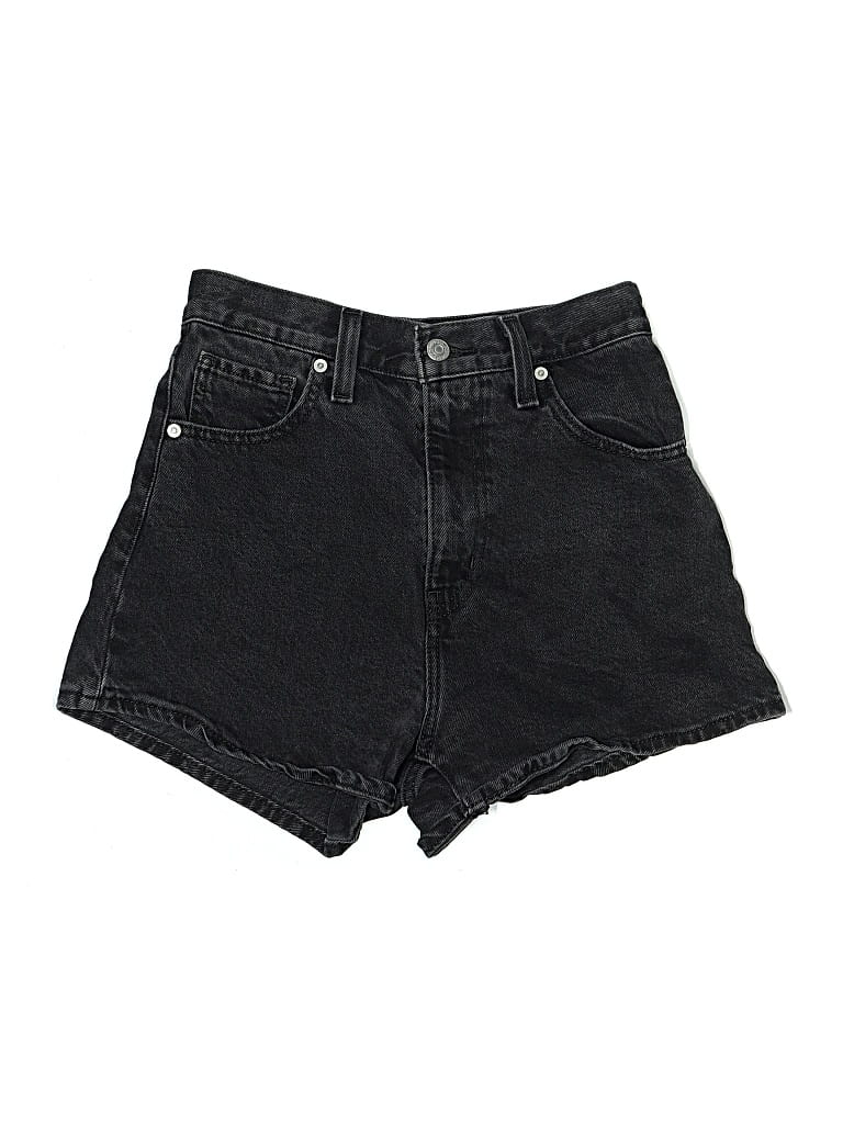 Pre-owned Levi's Denim Shorts In Black