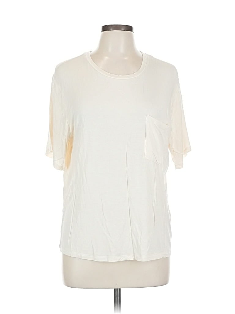 Pre-owned Double Zero Short Sleeve T-shirt In White