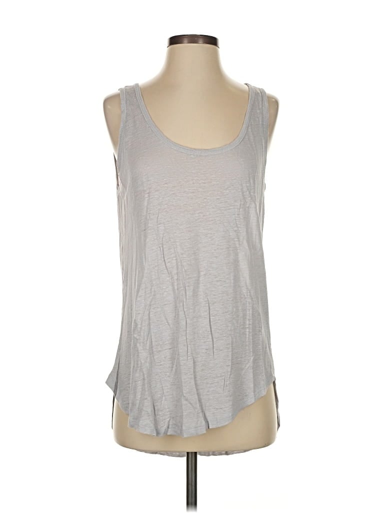 Pre-owned Margaret O'leary Sleeveless T-shirt In Gray