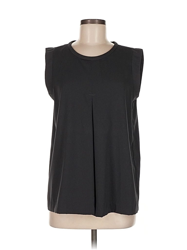 Pre-owned J.crew Factory Store Sleeveless Blouse In Black