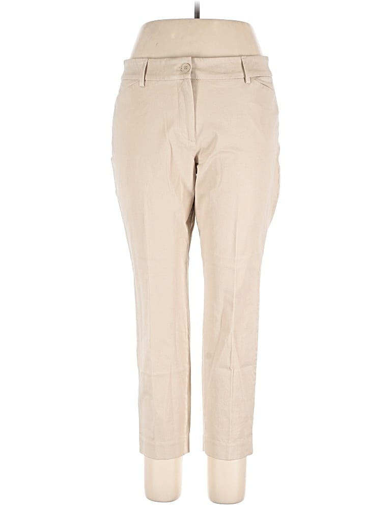 Pre-owned Talbots Outlet Khaki Pant In Brown