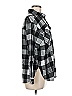 rue21 100% Polyester Black Long Sleeve Button-Down Shirt Size M - photo 4