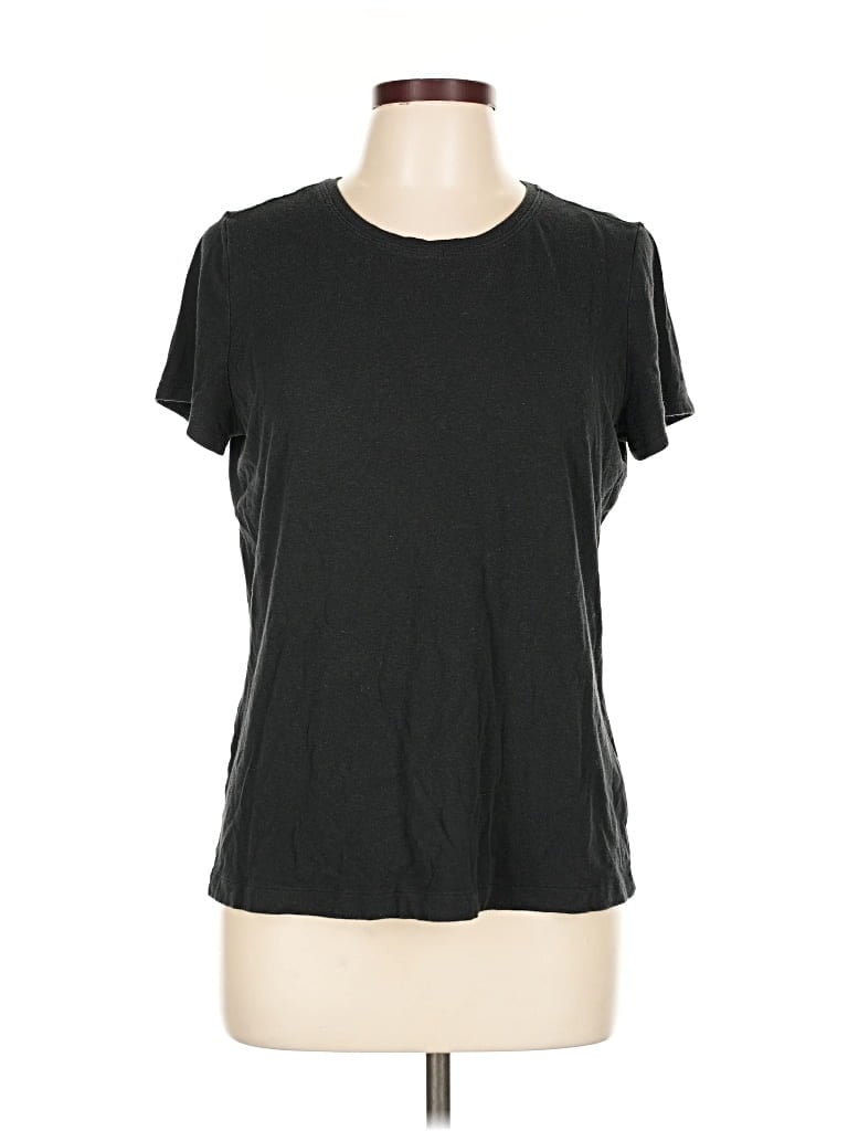 Pre-owned Banana Republic Factory Store Short Sleeve T-shirt In Black