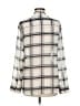 Worth New York Plaid Ivory Long Sleeve Blouse Size 6 - photo 2