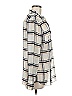Worth New York Plaid Ivory Long Sleeve Blouse Size 6 - photo 4