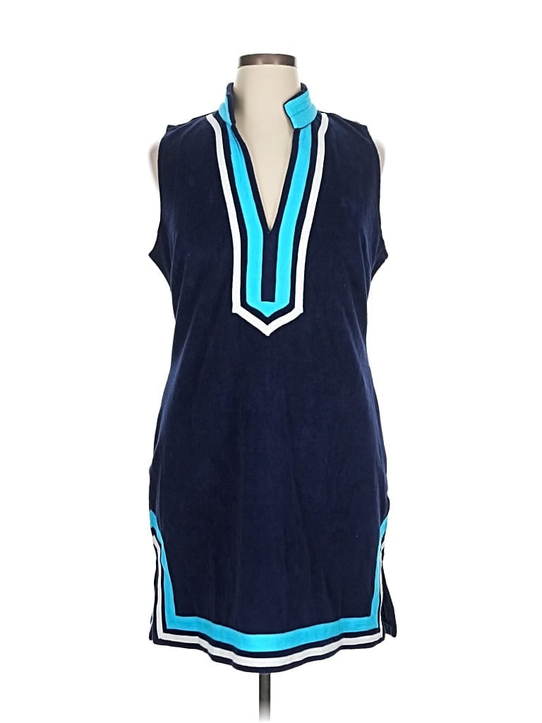 Pre-owned Boston Proper Casual Dress In Blue