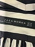 Zara 100% Silk Stripes Ivory Long Sleeve Silk Top Size XS - photo 6