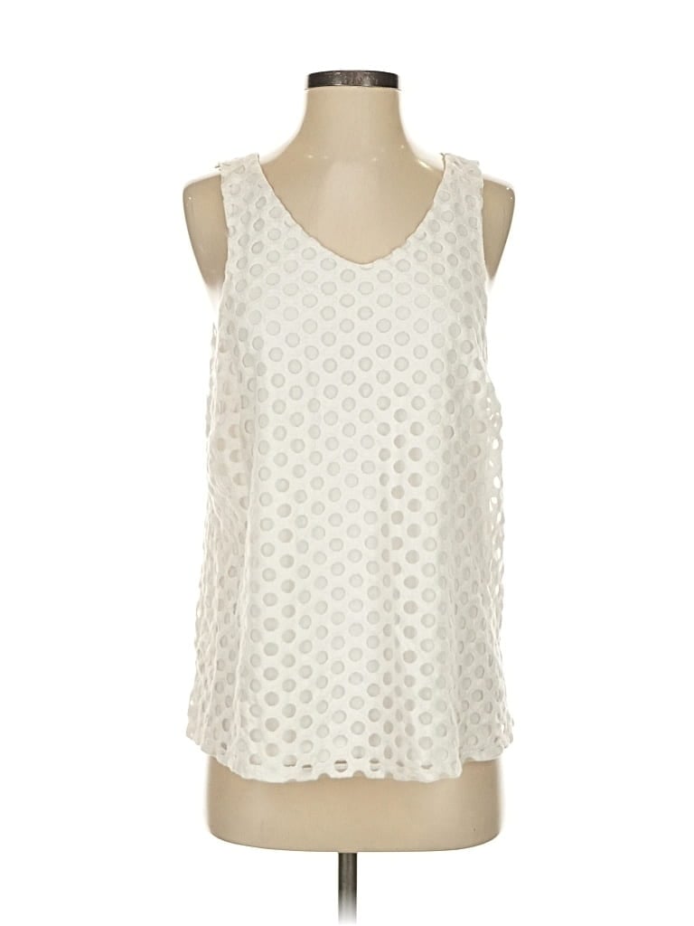 Pre-owned Sunday In Brooklyn Sleeveless Blouse In White