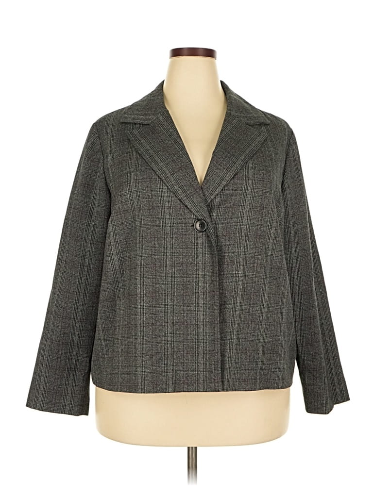 Pre-owned Briggs New York Blazer Jacket In Gray