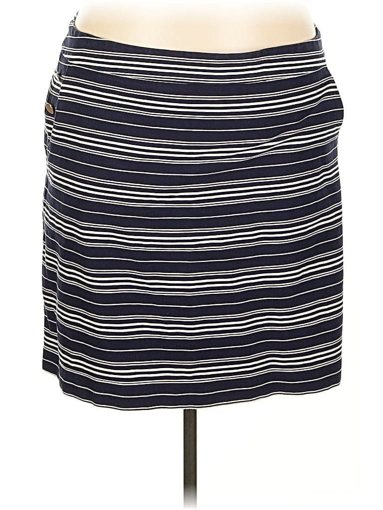 Pre-owned Ann Taylor Loft Casual Skirt In Blue
