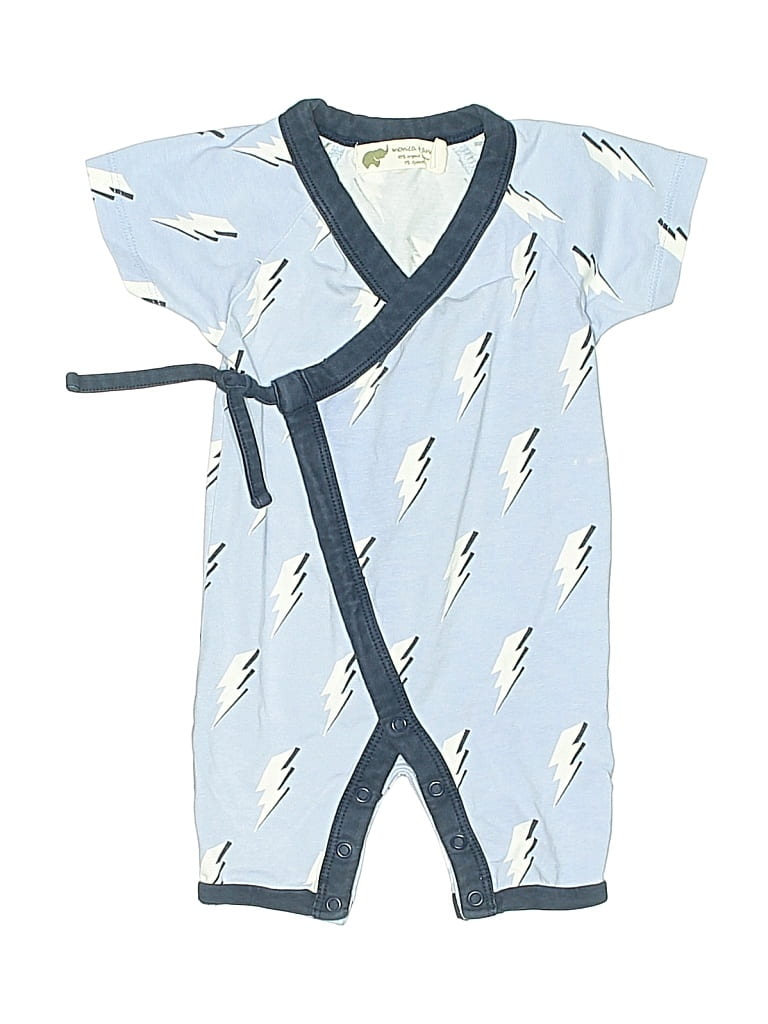 Pre-owned Monica + Andy Babies' Long Sleeve Outfit In Blue