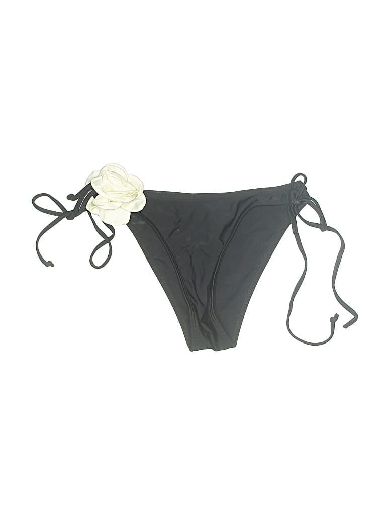 Pre-owned Unbranded Swimsuit Bottoms In Black