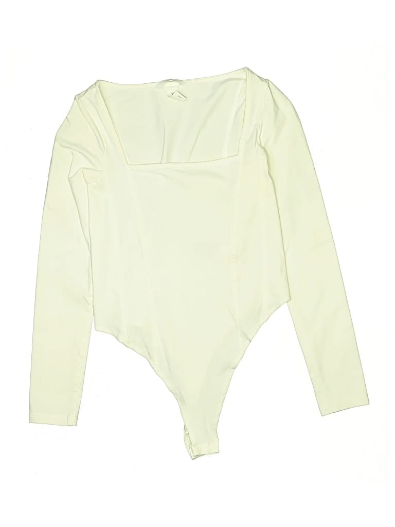 Pre-owned H&m Bodysuit In White