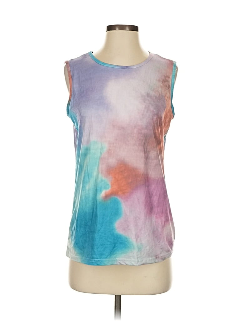 Pre-owned Unbranded Sleeveless T-shirt In Blue