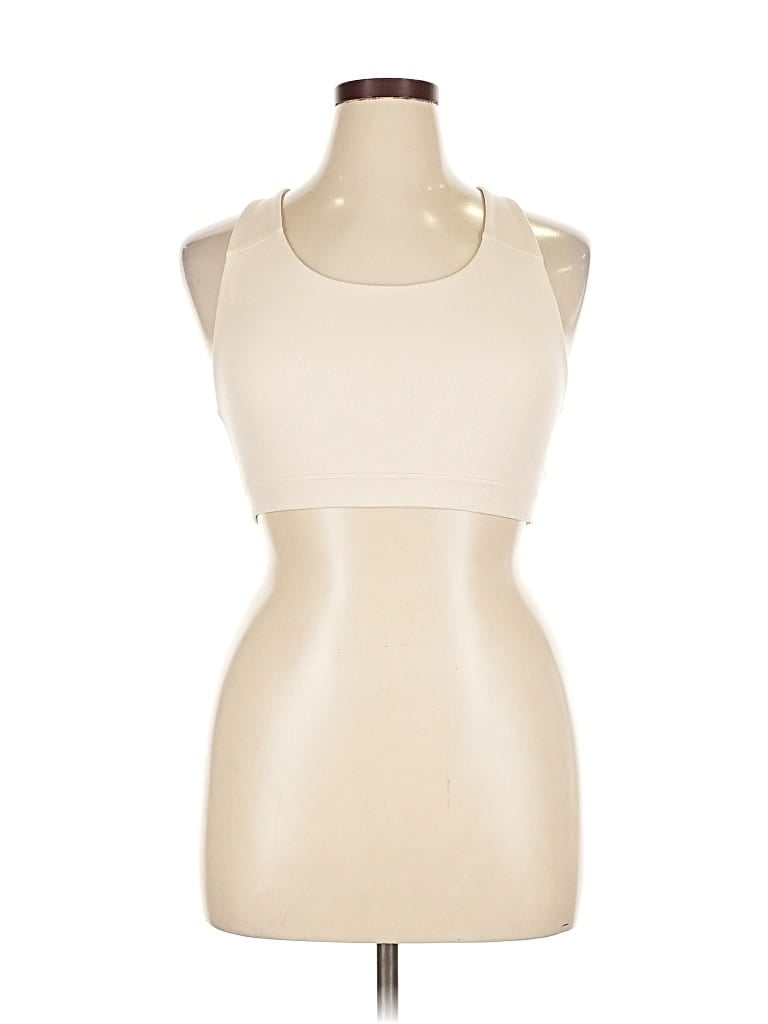 Pre-owned Active By Old Navy Tank Top Ivory Halter Neckline Tops In White