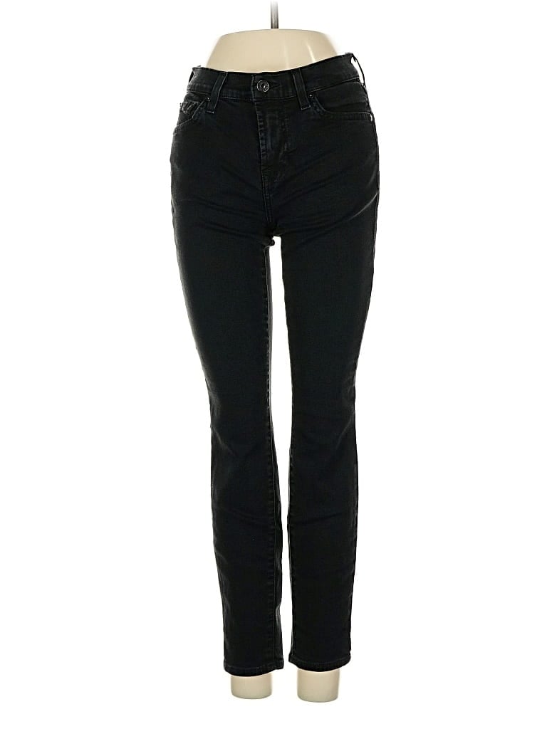 Pre-owned 7 For All Mankind Jeans In Black