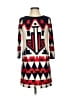 Tibi 100% Polyester Graphic Red Ivory Casual Dress Size XXS - photo 1