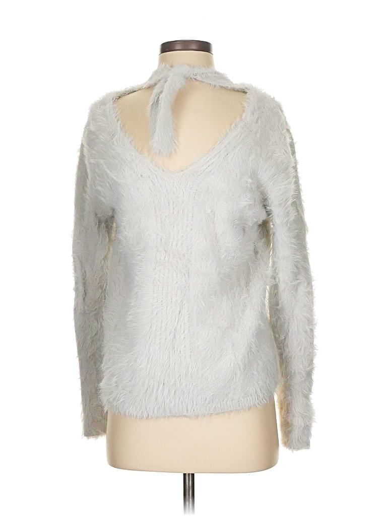 Pre-owned Banana Republic Pullover Sweater In Silver