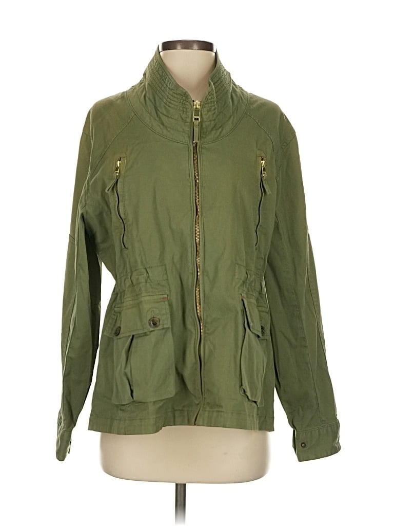 Pre-owned Tommy Hilfiger Jacket In Green