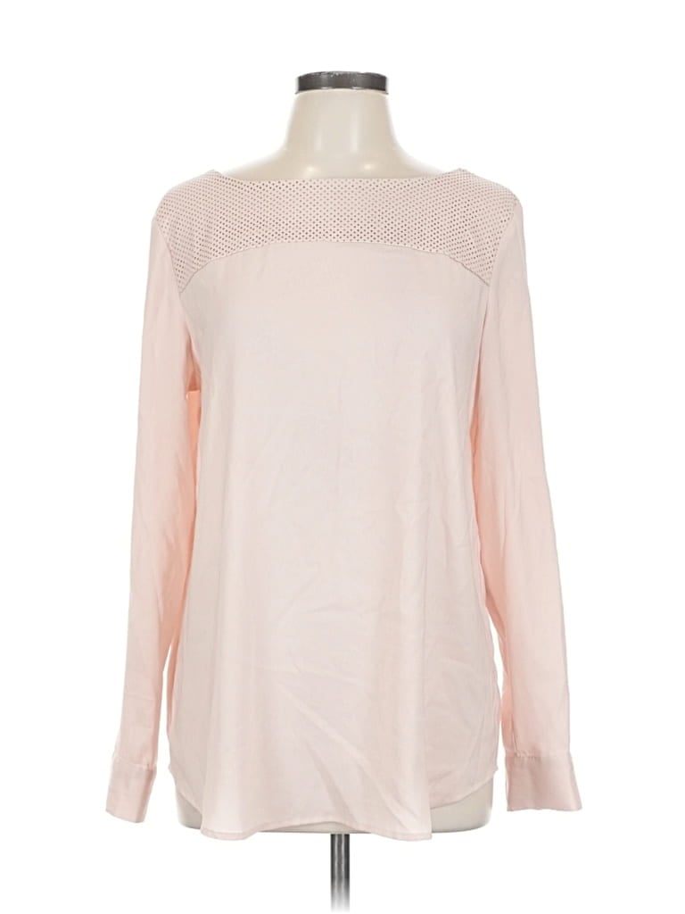ANN TAYLOR Pre-owned Long Sleeve Blouse In Pink