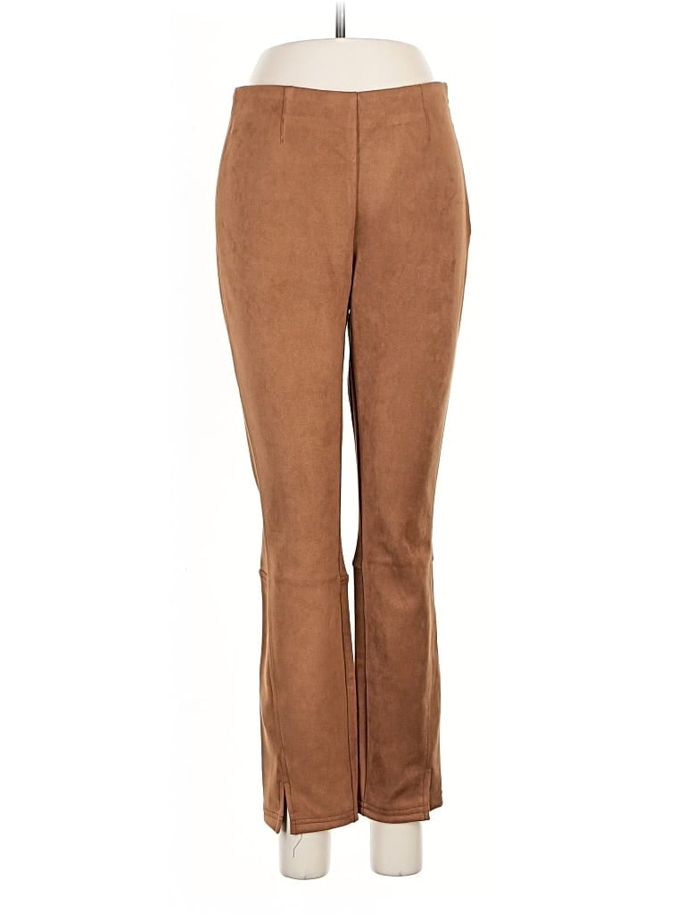 Pre-owned Nic + Zoe Casual Pants In Brown