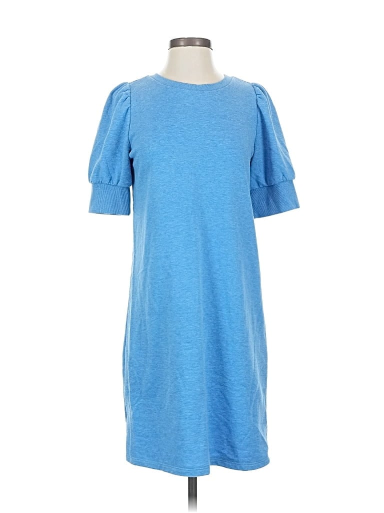 Pre-owned Ann Taylor Loft Casual Dress In Blue