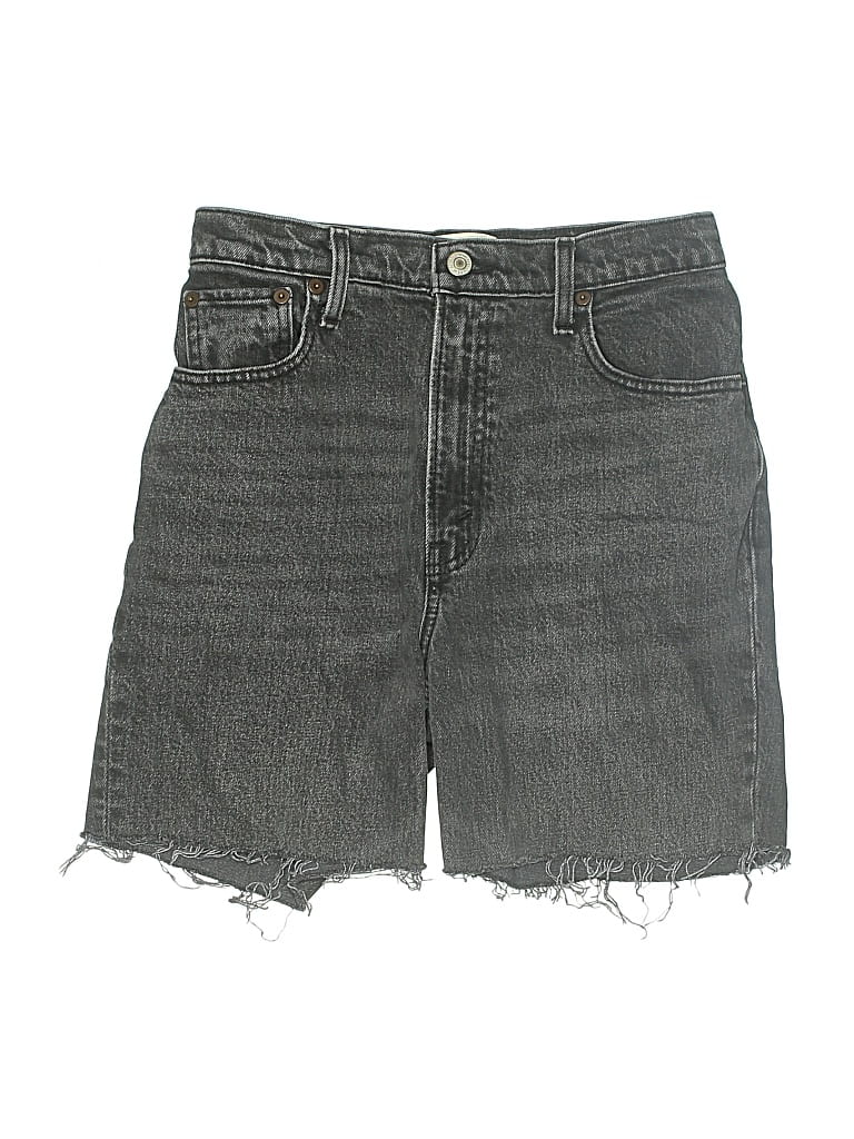 ABERCROMBIE & FITCH Pre-owned Denim Shorts In Black