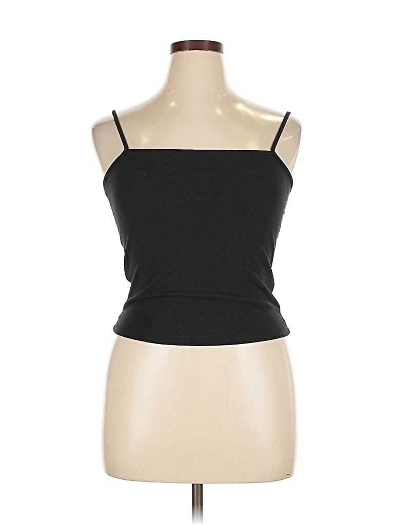 Pre-owned Wild Fable Tank Top Black Strapless Neckline Tops