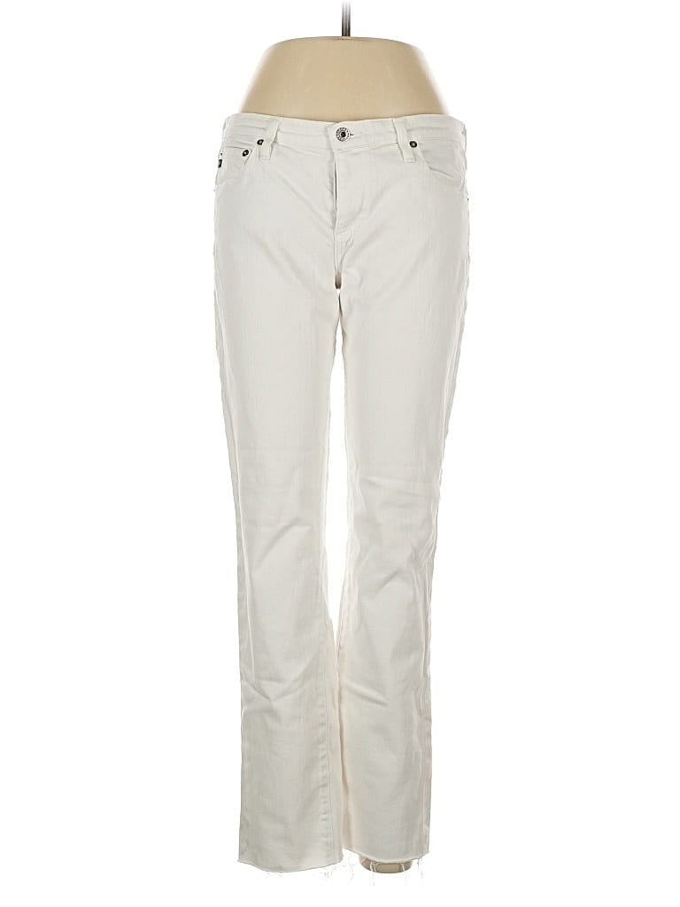 Pre-owned Adriano Goldschmied Jeans In White