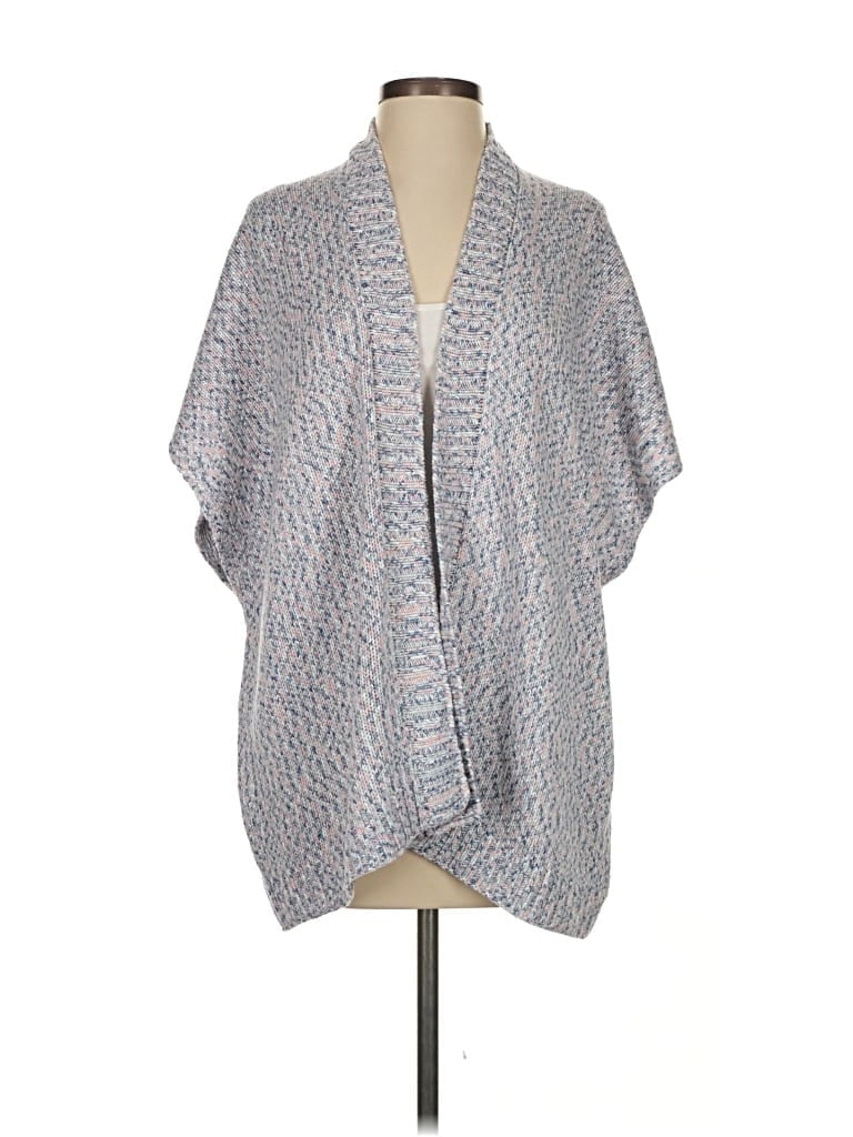 Pre-owned Ann Taylor Loft Poncho In Gray