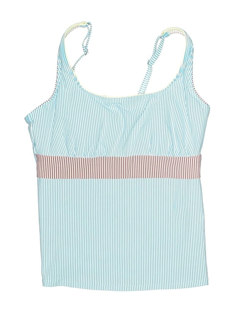 Lands' End Swimsuit Top Blue Swimwear