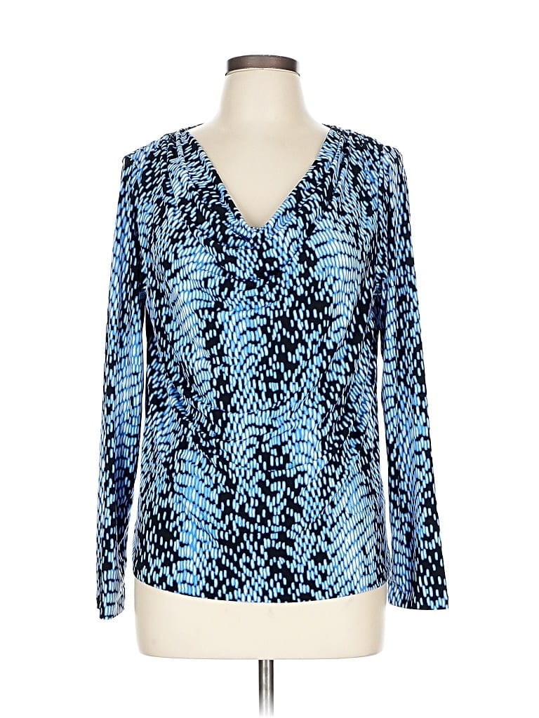 Pre-owned Joseph Essentials Long Sleeve Blouse In Blue