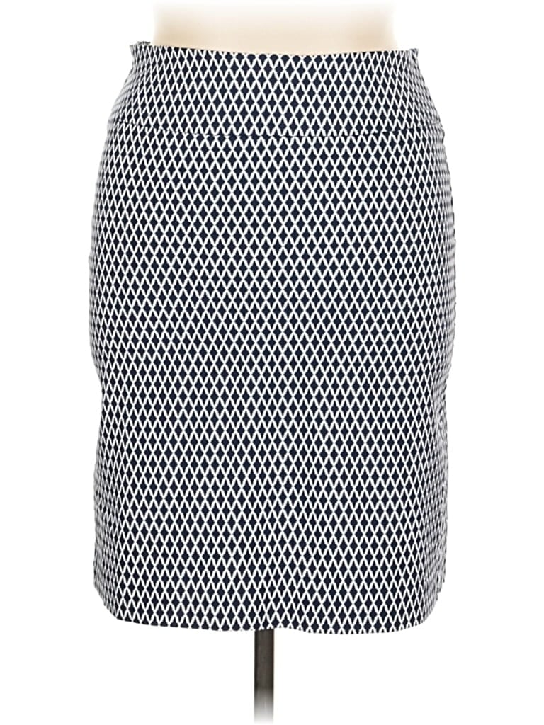 Pre-owned Margaret M Casual Skirt In Silver