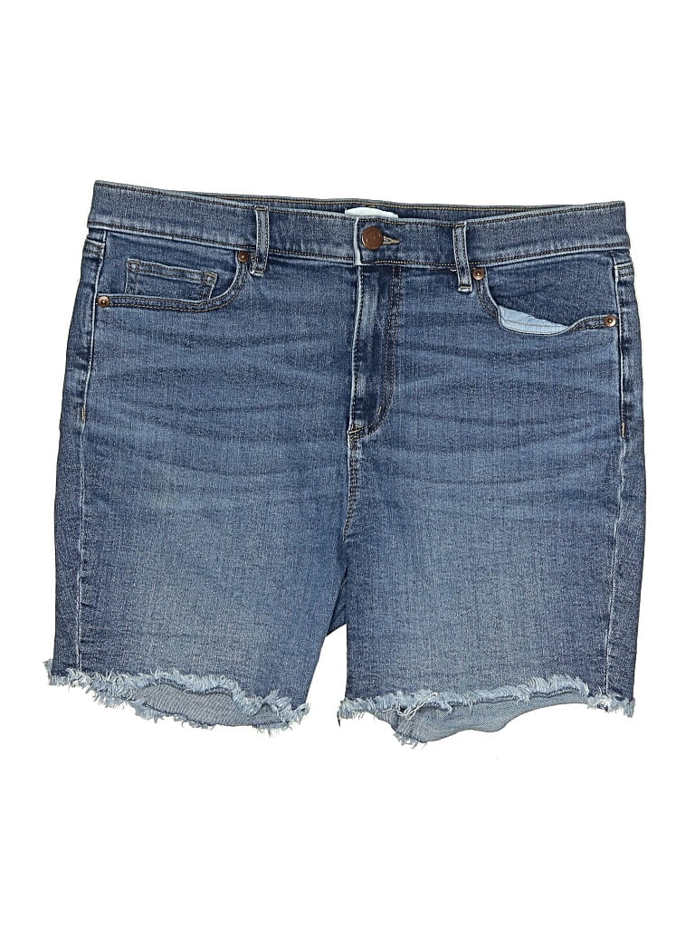 Pre-owned Ann Taylor Loft Outlet Denim Shorts In Blue