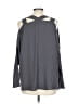 Juicy Couture 100% Polyester Gray Long Sleeve Blouse Size L - photo 2