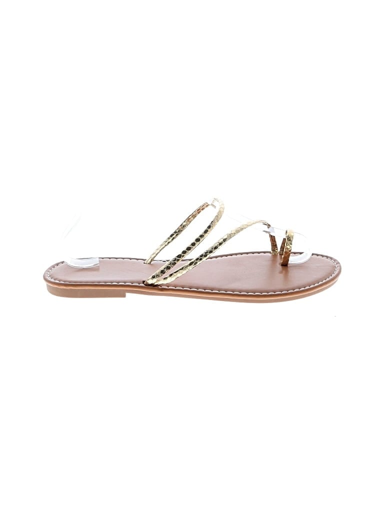 Pre-owned Unbranded Sandals In Gold
