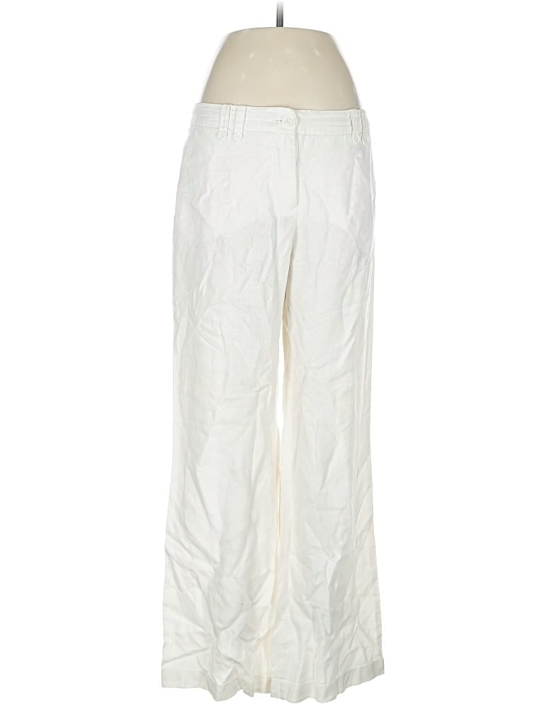 H&M Pre-owned Linen Pants In White