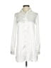 Princess Polly Silver White Long Sleeve Blouse Size 0 - photo 1