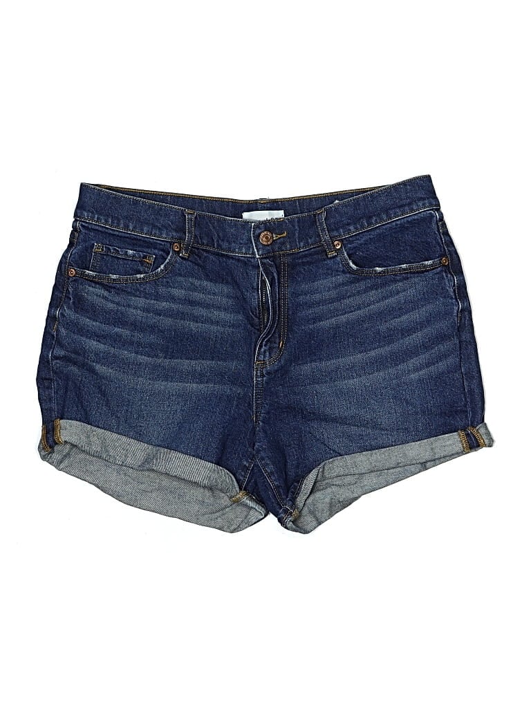 Pre-owned Ann Taylor Loft Denim Shorts In Blue
