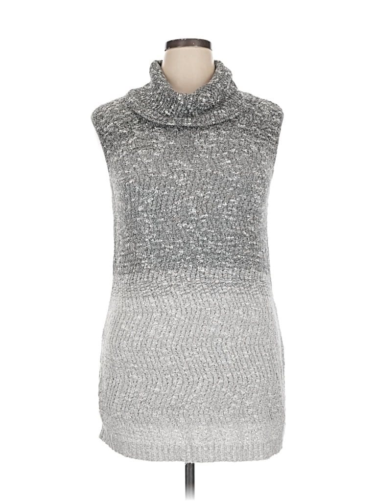 Pre-owned Simply Vera Vera Wang Pullover Sweater In Gray