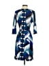 BCBGMAXAZRIA Print Blue Casual Dress Size XS - photo 2