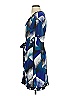BCBGMAXAZRIA Print Blue Casual Dress Size XS - photo 5