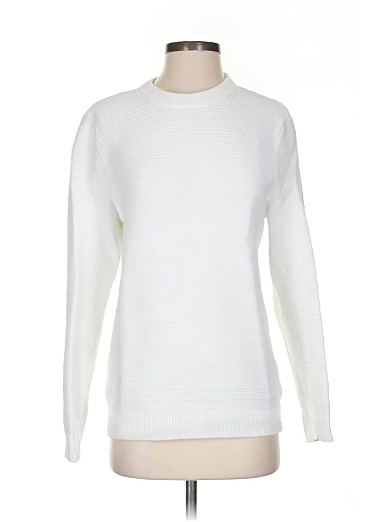 Pre-owned H&m Long Sleeve T-shirt In White