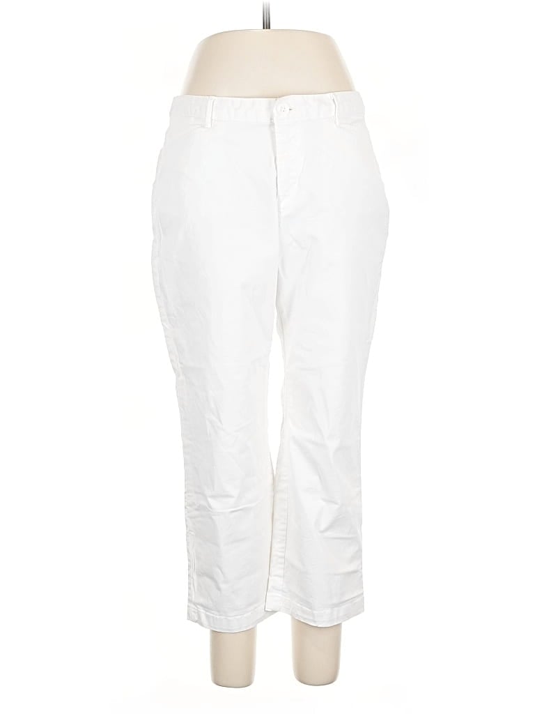 Pre-owned Eddie Bauer Casual Pants In White