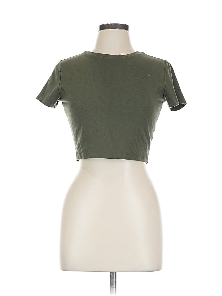 Pre-owned Wild Fable Short Sleeve T-shirt In Green