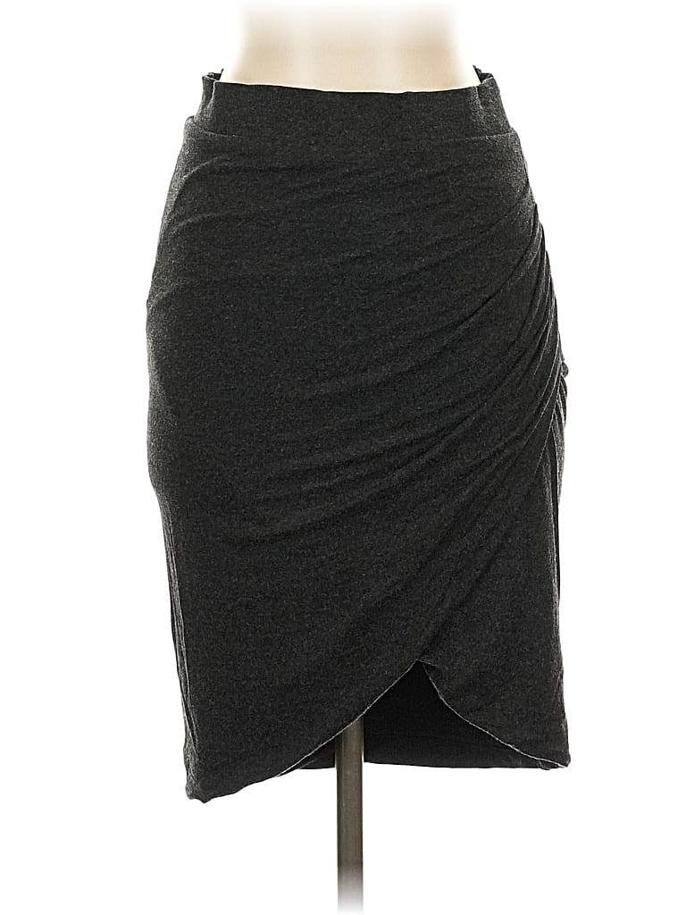 Pre-owned Trafaluc By Zara Casual Skirt In Gray