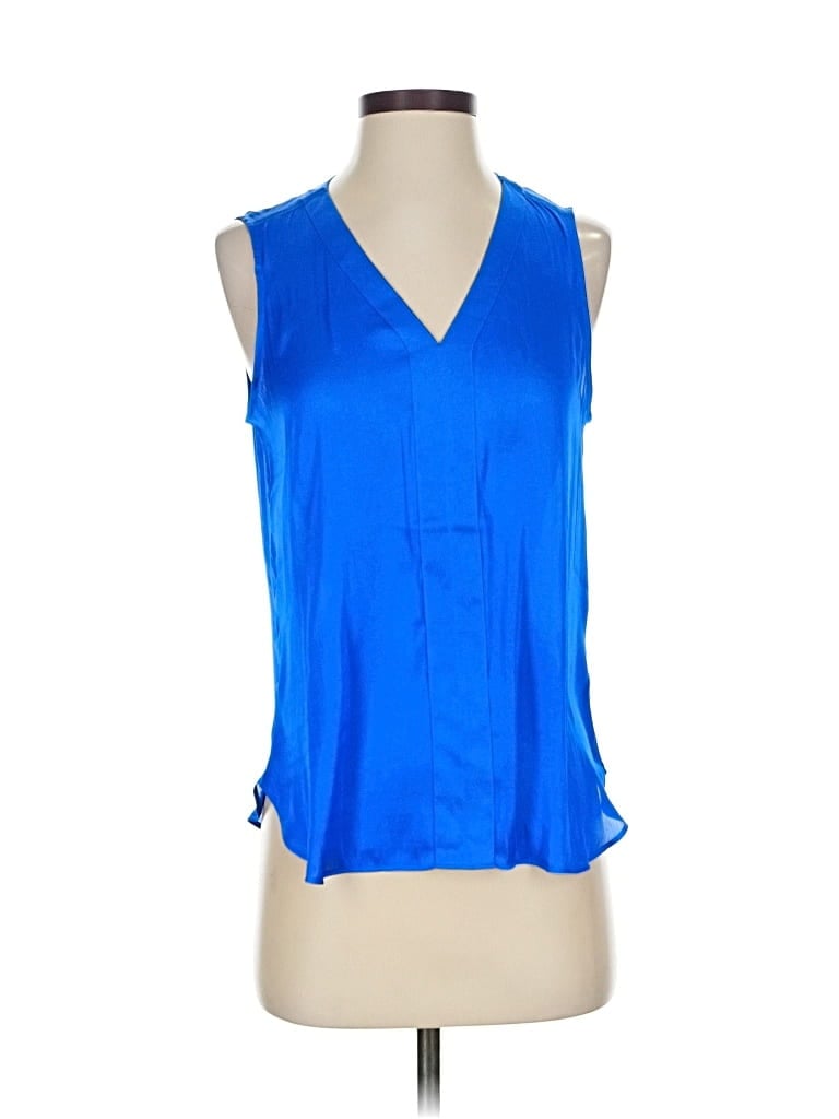 BANANA REPUBLIC Pre-owned Sleeveless Blouse In Blue